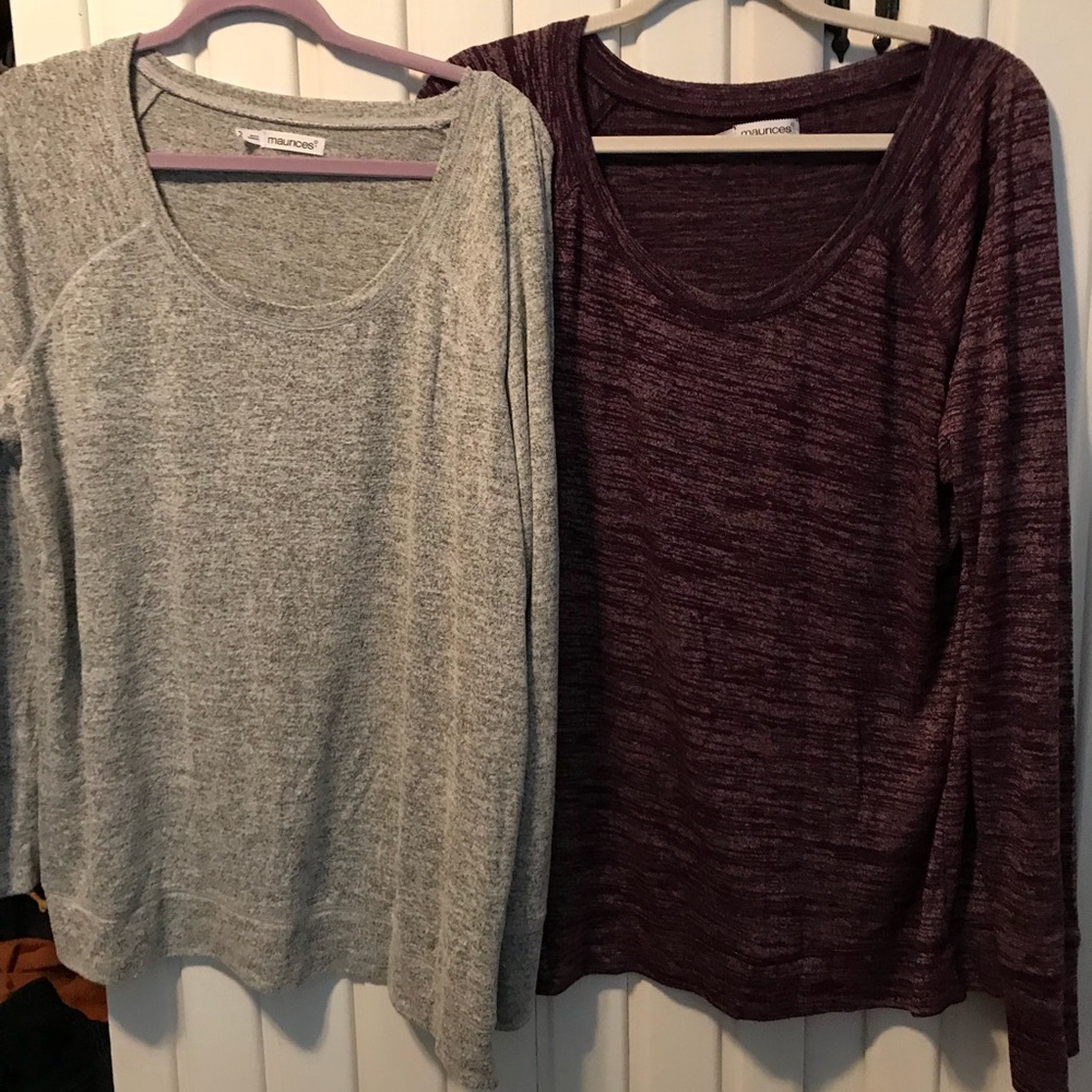 LOT of maurices plus shirts